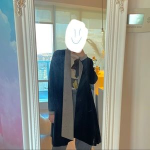 Zara long knit coat